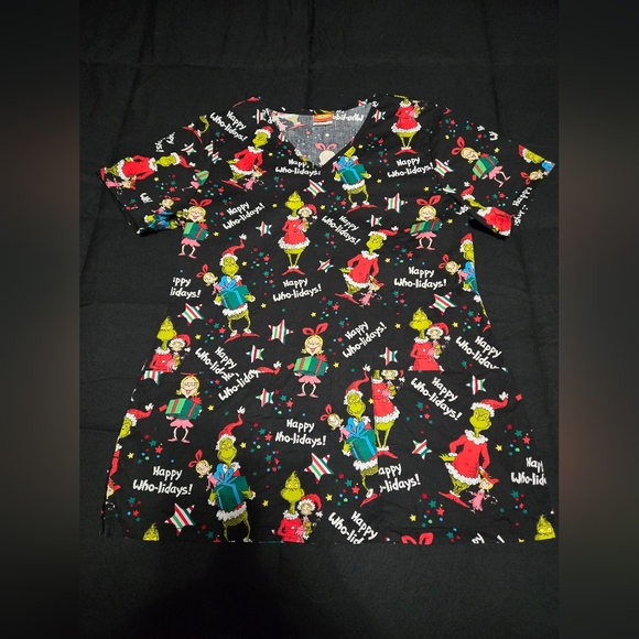 The Grinch Scrub Top - Picture 1 of 1